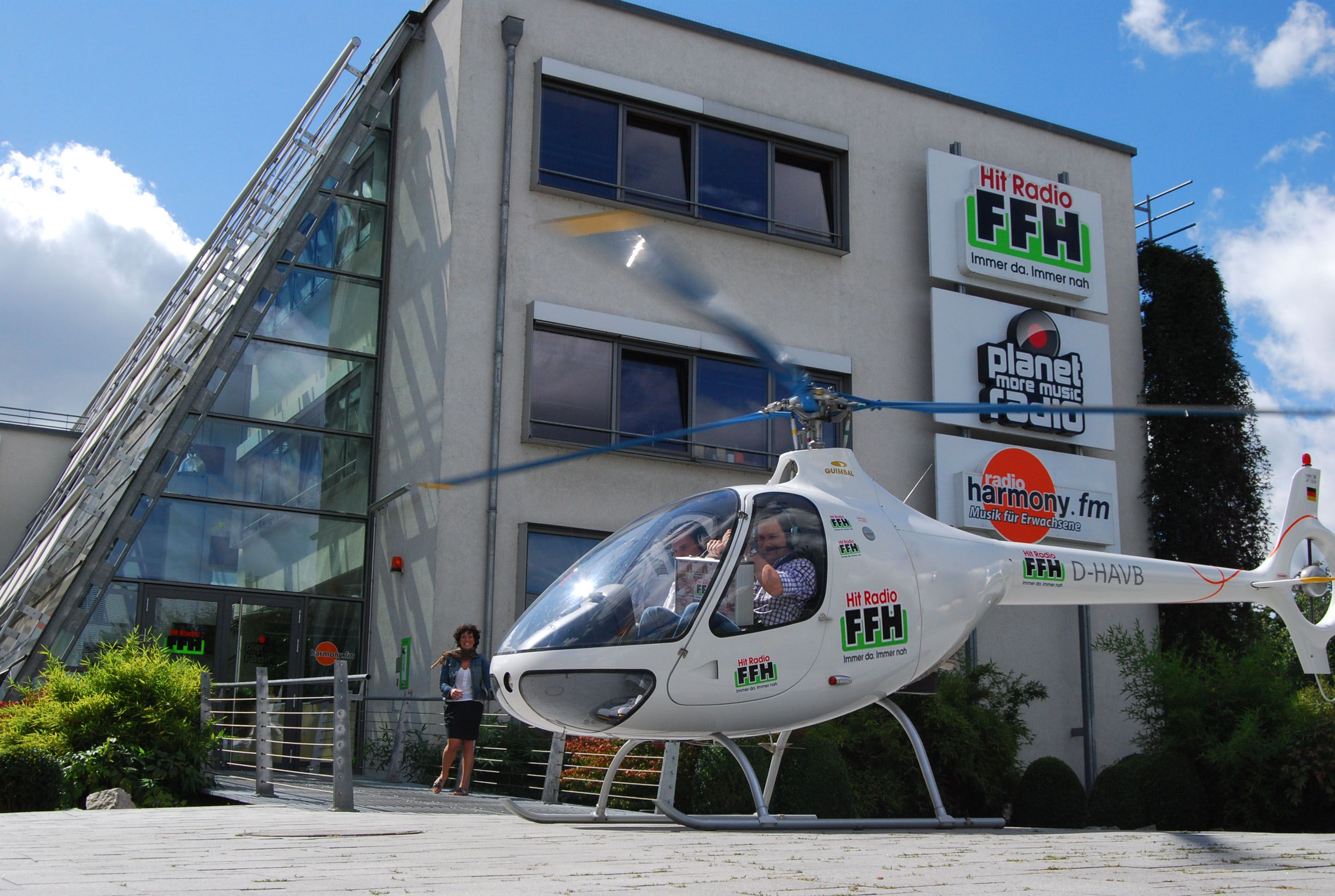 FFH Zehnerjagd mit Helikopter am FFH-Funkhaus