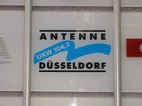 Antenne Duesseldorf Schild