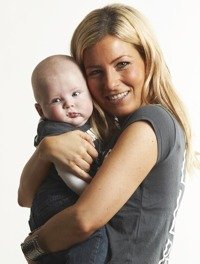 bigFM-Moderatorin Susanka mit Baby