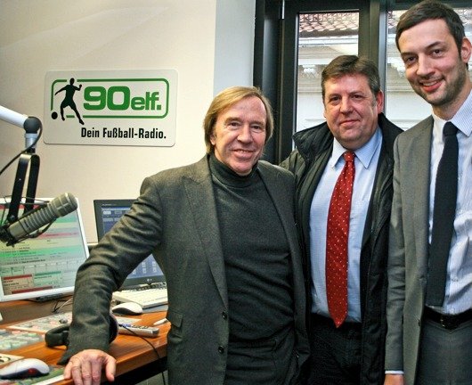Günter Netzer, Wilfried Mohren, Florian Fritsche (Bild: 90elf)