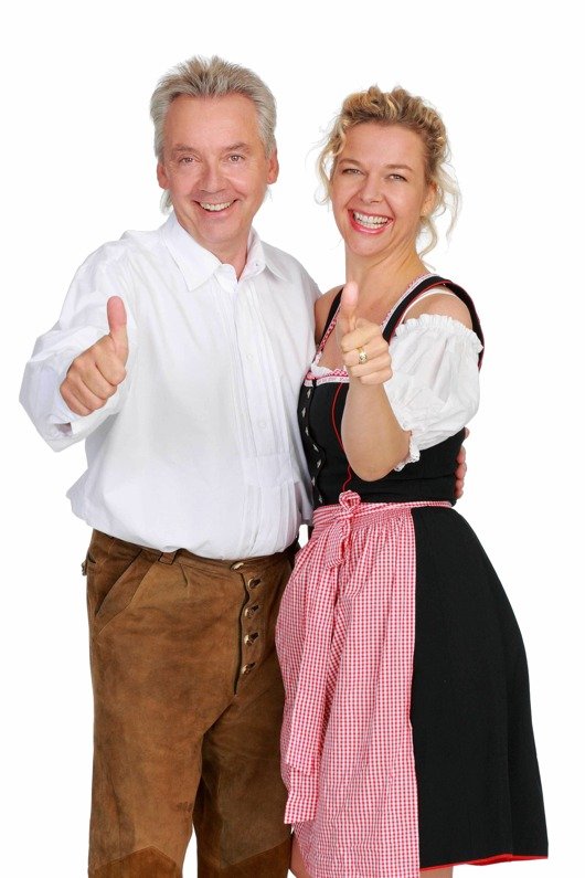 Karlheinz Hörhammer und Valerie Weber haben Grund zur Freude