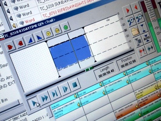 Audio-Software im Produktionsstudio von BBC Radio 1 in London (Bild: Thomas Giger)
