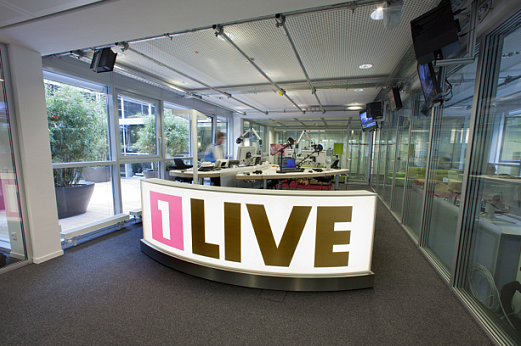 1LIVE Studio (Bild: © WDR/Annika Fußwinkel)