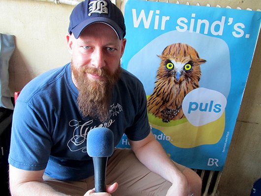 PULS-Programmchef Thomas Müller im Interview mit RADIOSZENE (Foto: Björn Czieslik)