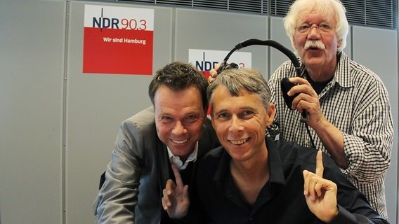 Ulf Ansorge, Stephan Heller und Carlo von Tiedemann