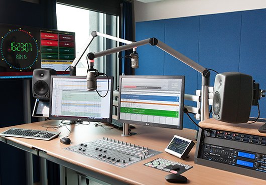 99drei Radio Mittweida Studio 1 (Bild: Hans Tröschel)