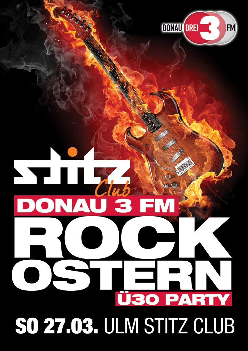 Donau3FM Rock Ostern-Plakat