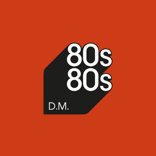 80s80s Logo Depeche Mode neg
