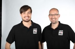 ffn-Redakteure Kai Salander und Markus Grieger