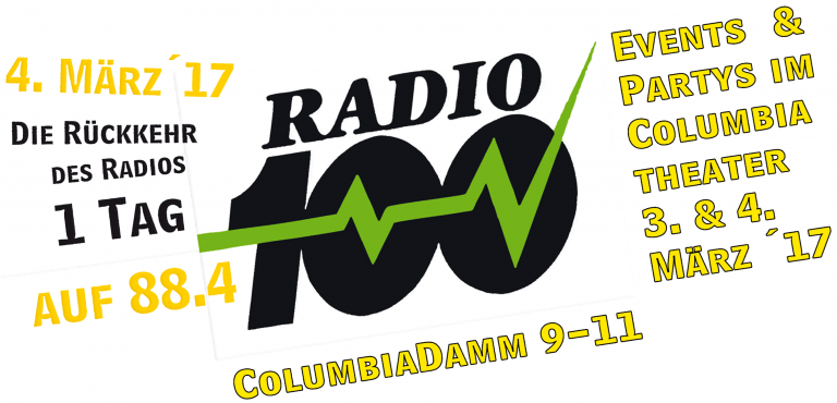 Radio 100 LOGO Jubiläum
