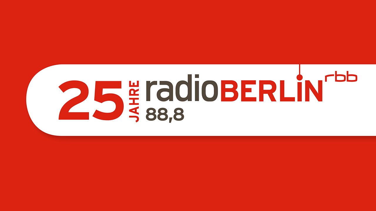 25 Jahre radioberlin Logo