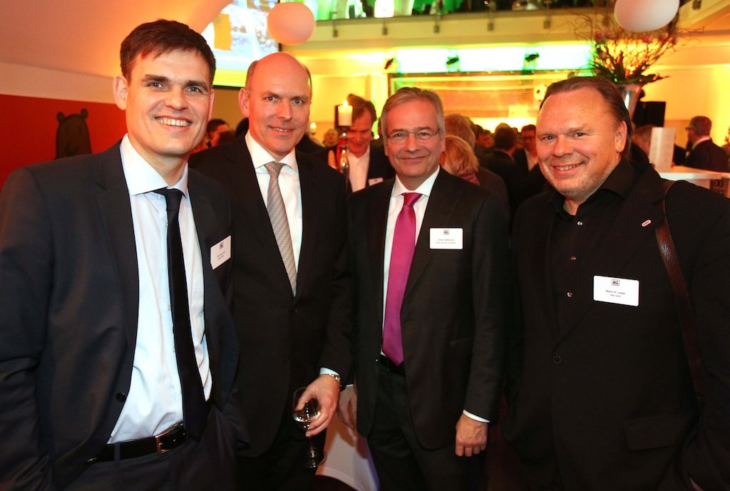 Dirk van Loh (REGIOCAST), Harald Gehrung (ffn), Ulrich Gathmann (NWZ Funk und Fernsehen) , Mario Liese (Radio SAW)