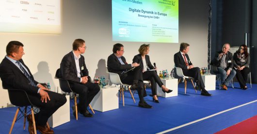 Digitale Dynamik in Europa-Panel auf den Medientagen Mitteldeutschland (Bild: ©Stefan Fischer/S-WOK)