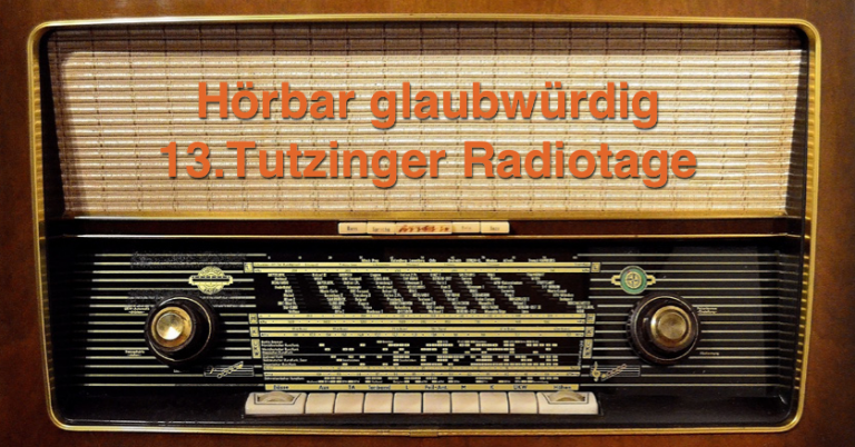 Tutzinger Radiotage 2017