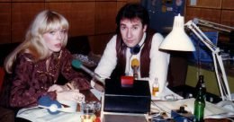 Gerd Leienbach in der WDR2-Silvestersendung 1989 mit Frau Gila