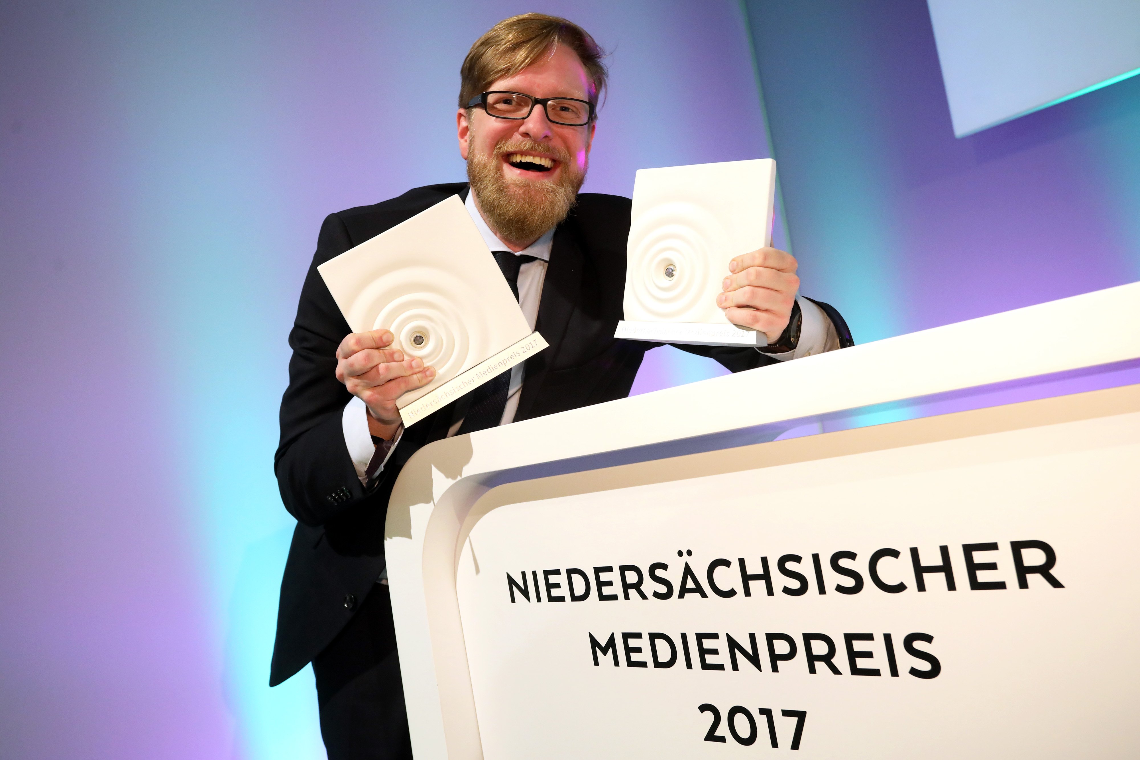 ffn Morningshow Moderator Axel Einemann mit seinen Preisen
