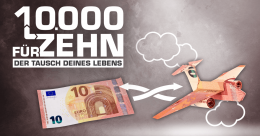 10000 für 10-Gewinnspiel bei radio NRW Der Tausch Deines Lebens