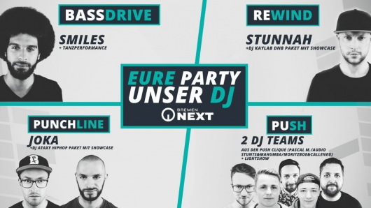BremenNEXT - Eure Party, unser DJ (Bild: Radio Bremen - Pascal Mühlhausen)