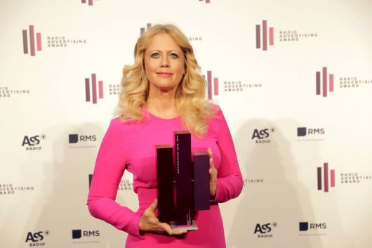 Barbara Schöneberger mit radio Advertising Award 2018