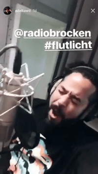 Adel Tawil singt Radio Brocken-Version von Flutlicht (Bild: Instagram)