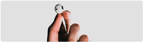 Podcast headphones inear apple unsplash big