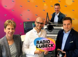 Das Radio Lübeck-Team (Bild: ©Radio Lübeck)