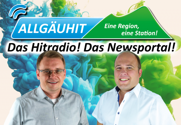 Die AllgäuHIT-Gesellschafter Marcus Baumann und Thomas Häuslinger. (Bild: ©AllgäuHIT)
