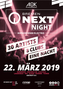 Bremen NEXT Night 5 Flyer 800