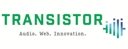 TRANSISTOR Logo mit Claim small