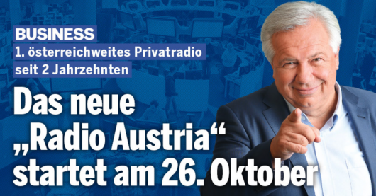 "Radio Austria" startet am mit dem "Sound Deines Lebens" am 26. Oktober