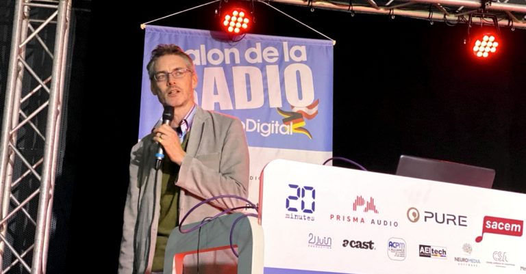 James Cridland auf der European Radio Show 2020 in Paris (Bild: ©Christopher Deppe)