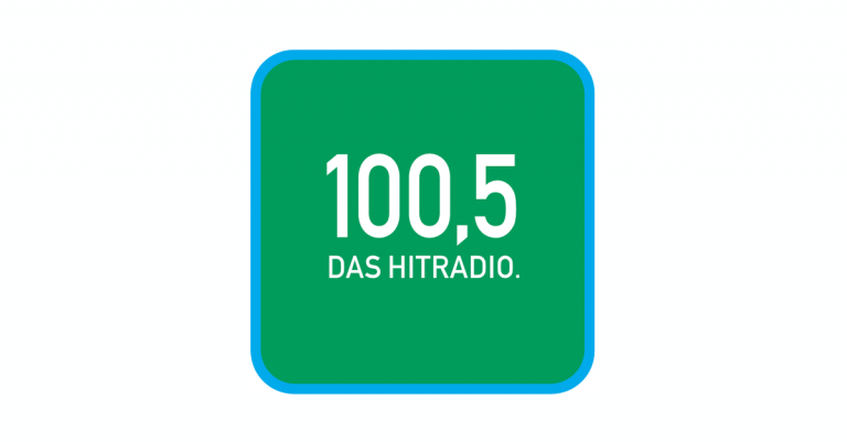 100,5 DAS HITRADIO. Logo