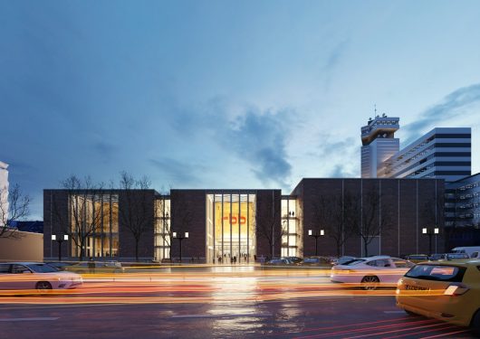 Architekturentwurf zum Digitalen Medienhaus (Bild: ©rbb/Baumschlager Eberle Architekten)