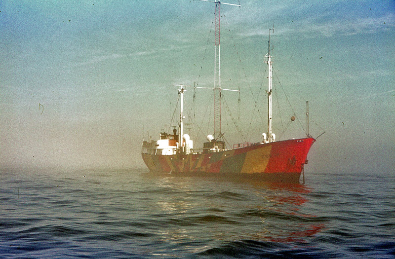 Radio Nordsee International (RNI) auf der Mebo II 1972