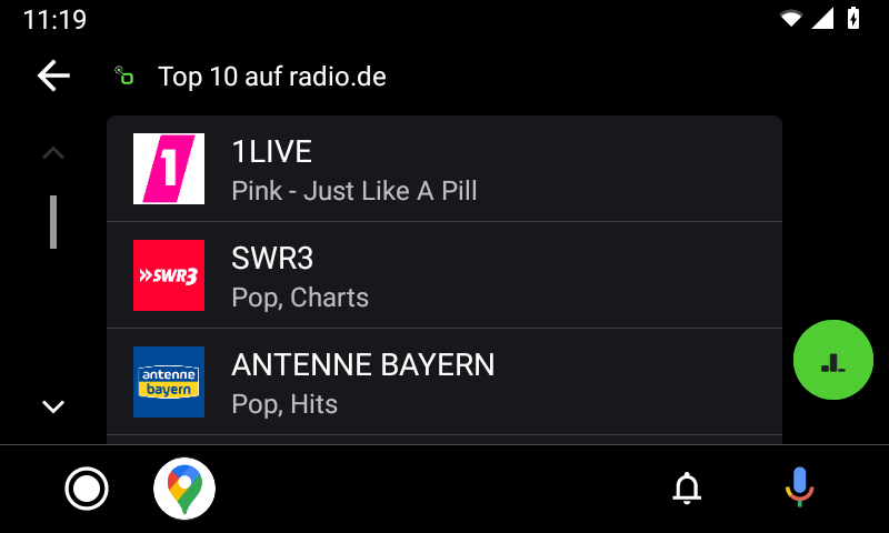 Radiode Android Auto3