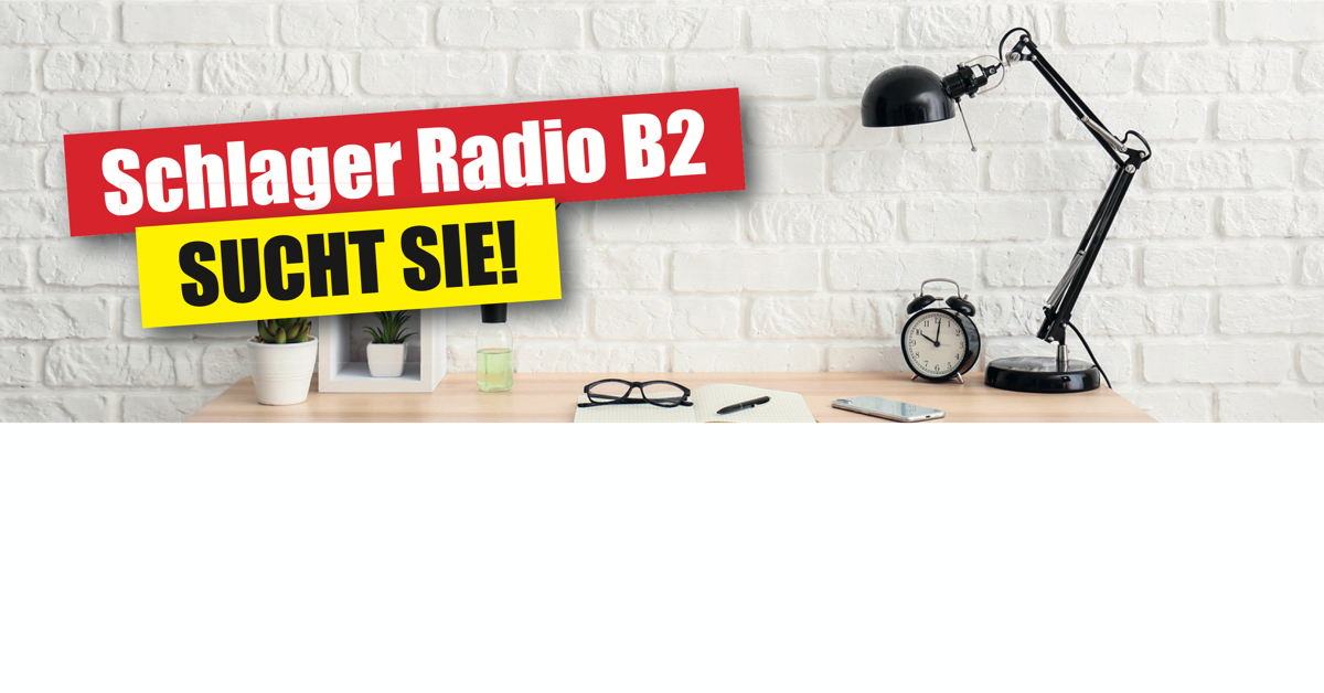 Schlager Radio B2 Stellenanzeige fb