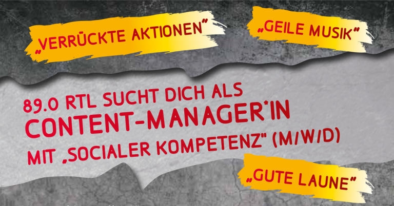 890RTL Content Manager sociale Kompetenz 101220 fb