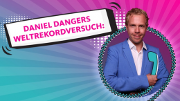 Daniel Danger mit Dauertelefonier-Weltrekord (Bild: WDR)