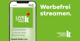 Klassik Radio – Werbefreie Premiumfunktion fb