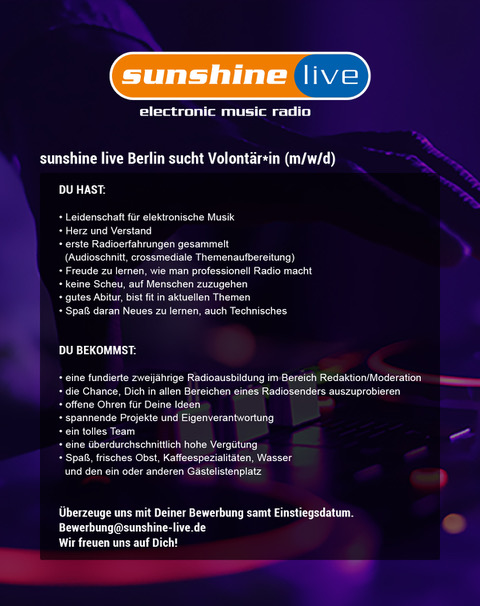 sunshine live stellenbeschreibung volontariat 290621