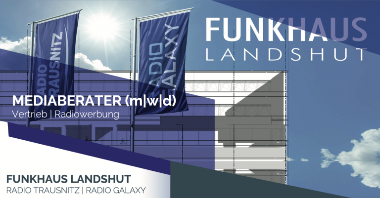 Funkhaus Landshut Stellenanzeige Mediaberater 270422 fb