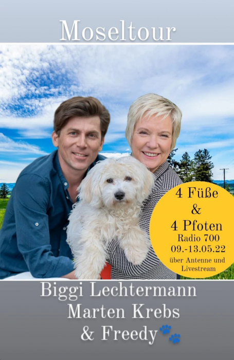 Biggi Lechtermann und Marten Krebs & Freedy auf Moseltour (Bild: ©RADIO700)