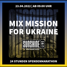 SUNSHINE LIVE PM 06 Pressebild 6 Mix Mission for Ukraine April 2022