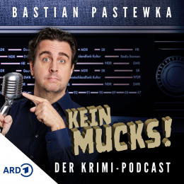 Kein Mucks! – Podcastkommissar Bastian Pastewka präsentiert im Mai gleich 7 Klassiker der Hörspielgeschichte in der ARD Audiothek.