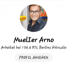 Fake Profil von Arno Müller (Bild: 104.6 RTL)