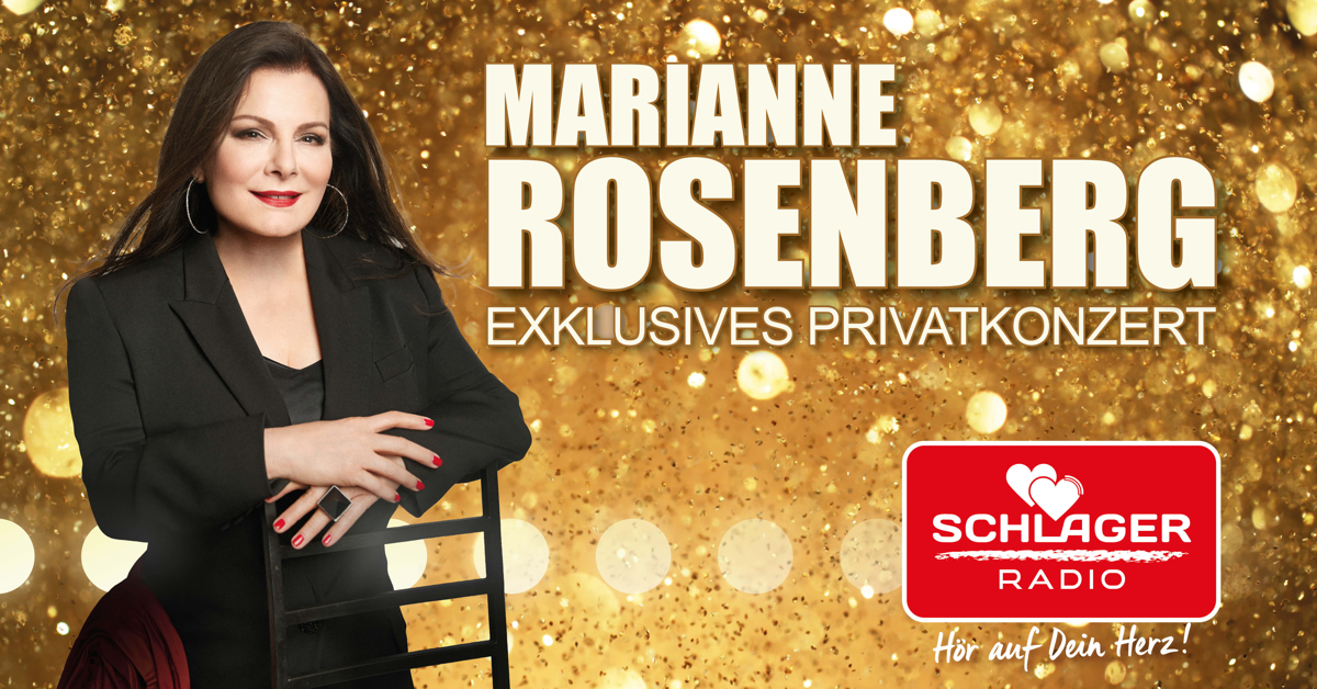 Exklusives Schlager Radio-Privatkonzert mit Marianne Rosenberg