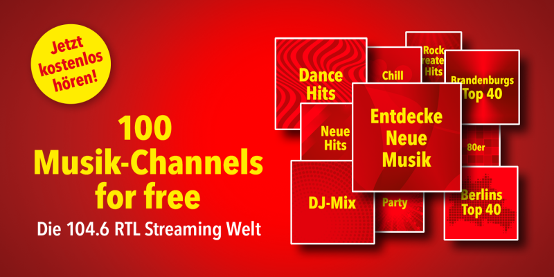 100 musik channels for free