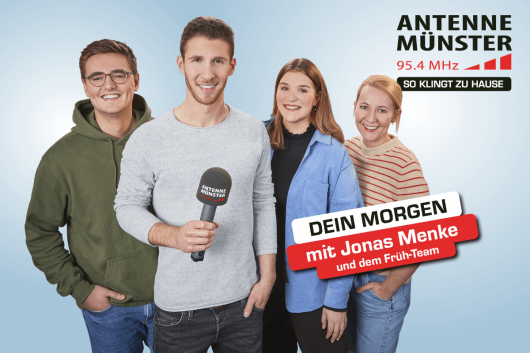 Antenne-Muenster-Morgenshow-Team (Bild: ©ANTENNE MUENSTER)