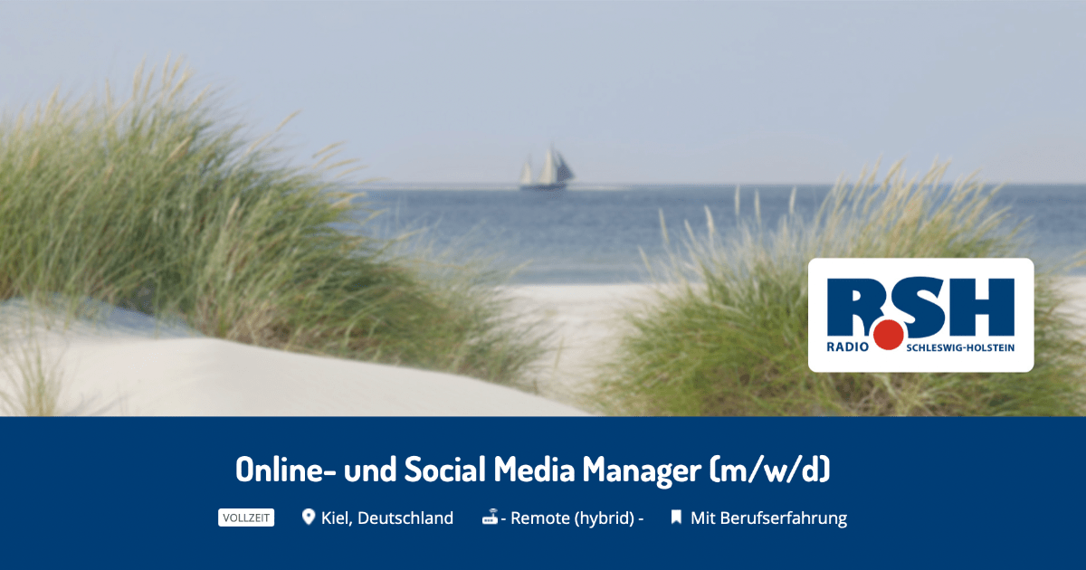 R.SH sucht Online- und Social Media Manager (m/w/d)