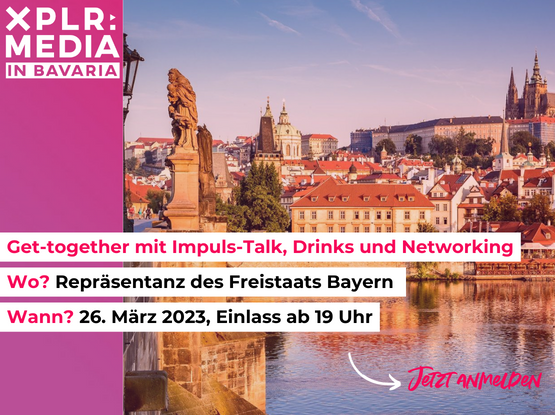 XPLR: MEDIA in Bavaria: Get-together bei den Radiodays Europe am 26.03.23